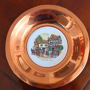 Rare Vintage Tile Cooper framed  plate " Old Coach House Bristol" by Regency